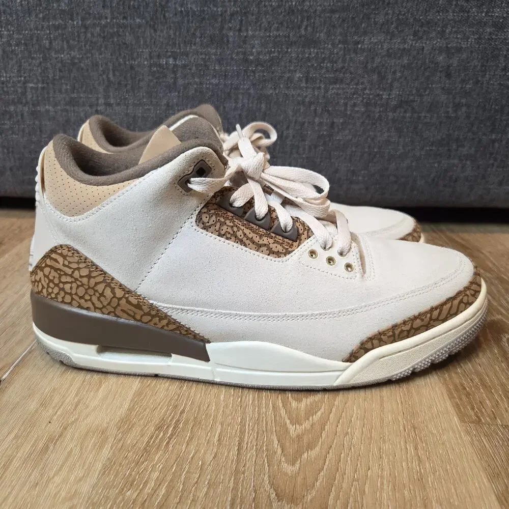 Nike Air Jordan 3 Retro Palomino CT8532-102 Men's Size 10 Brown Suede No Box
